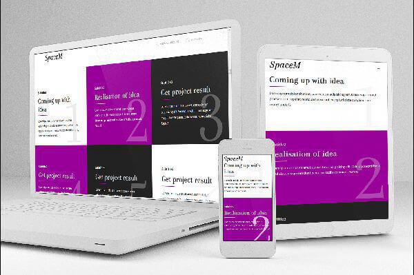 Space Mobirise free template